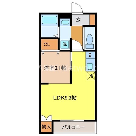 リベルタ基山の物件間取画像